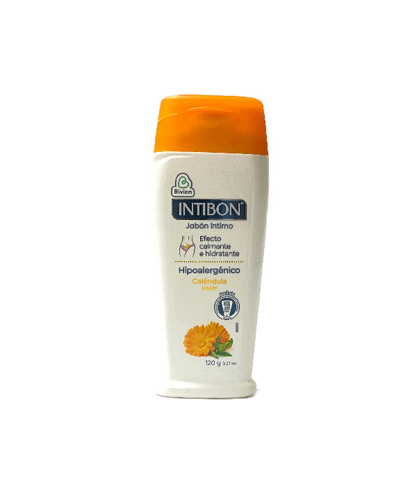 JABON INTIMO INTIBON MUJER CALENDULA FRASCO X 120 GR